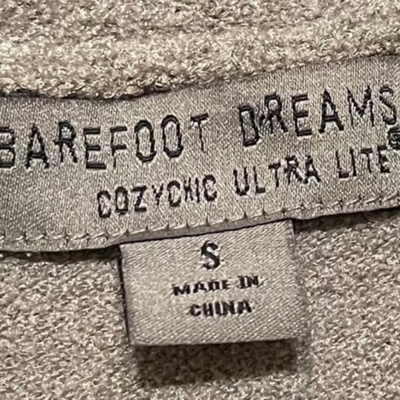 Barefoot Dreams Beige Long Open-Front Sweater - Picture 2 of 3